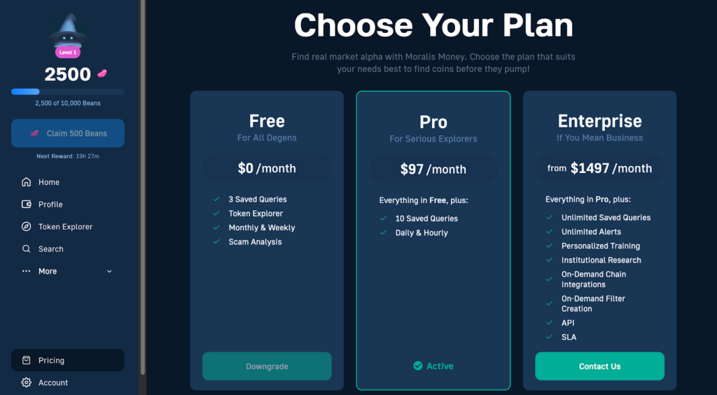How to Trade Crypto Like a Pro - Sign Up with Moralis Money Pro Plan