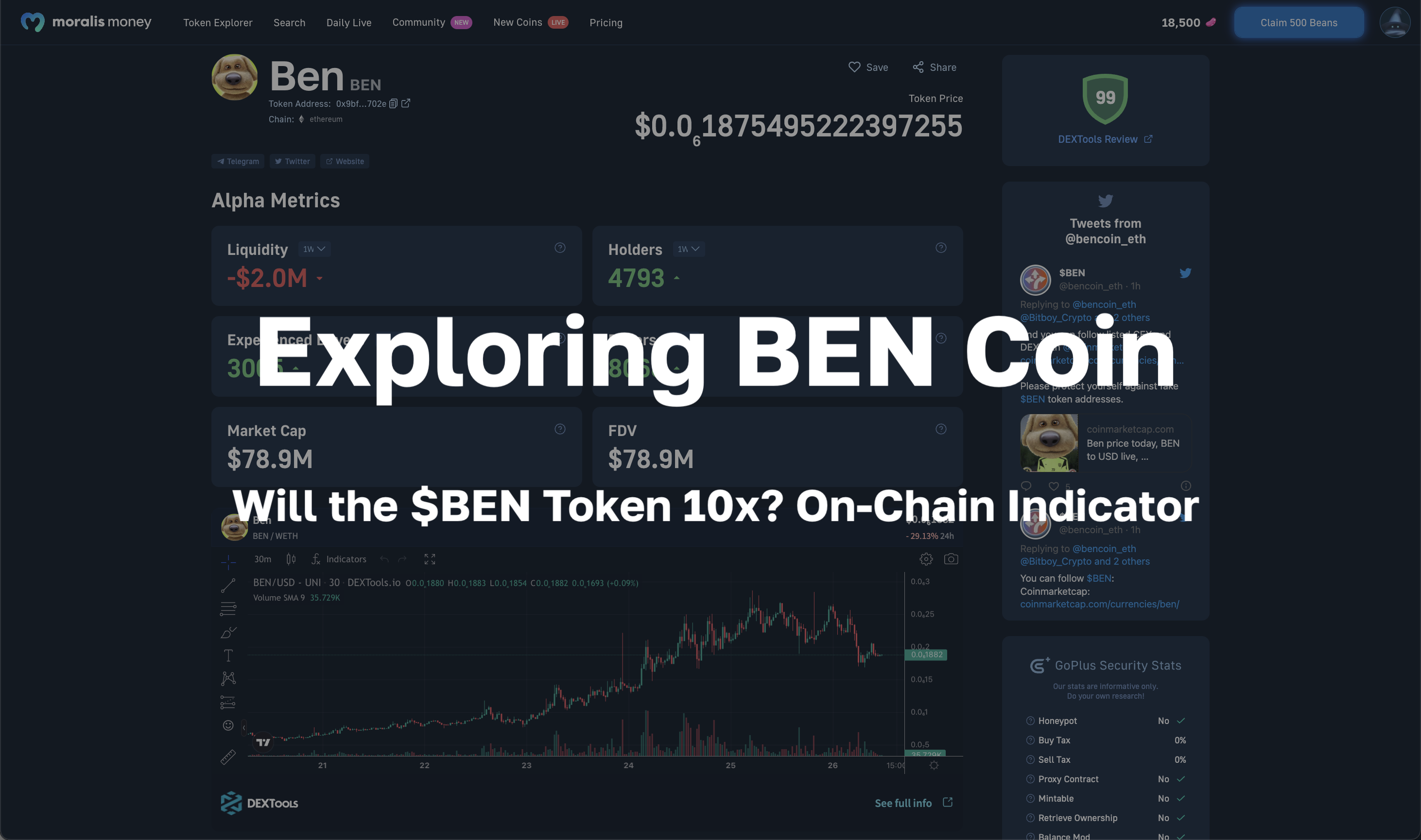 Exploring BEN Coin Will the BEN Token 10x r2d2content