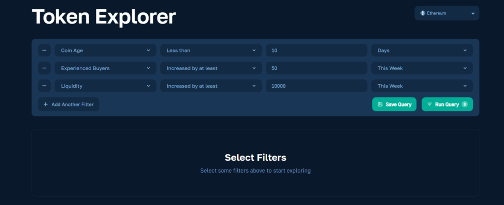 Token Explorer Filter To Find the Best Web3 Coins to Invest In