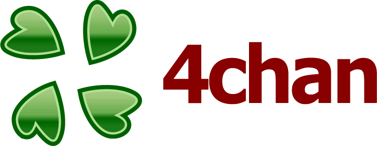 4chan crypto logo and a four-leaf clover