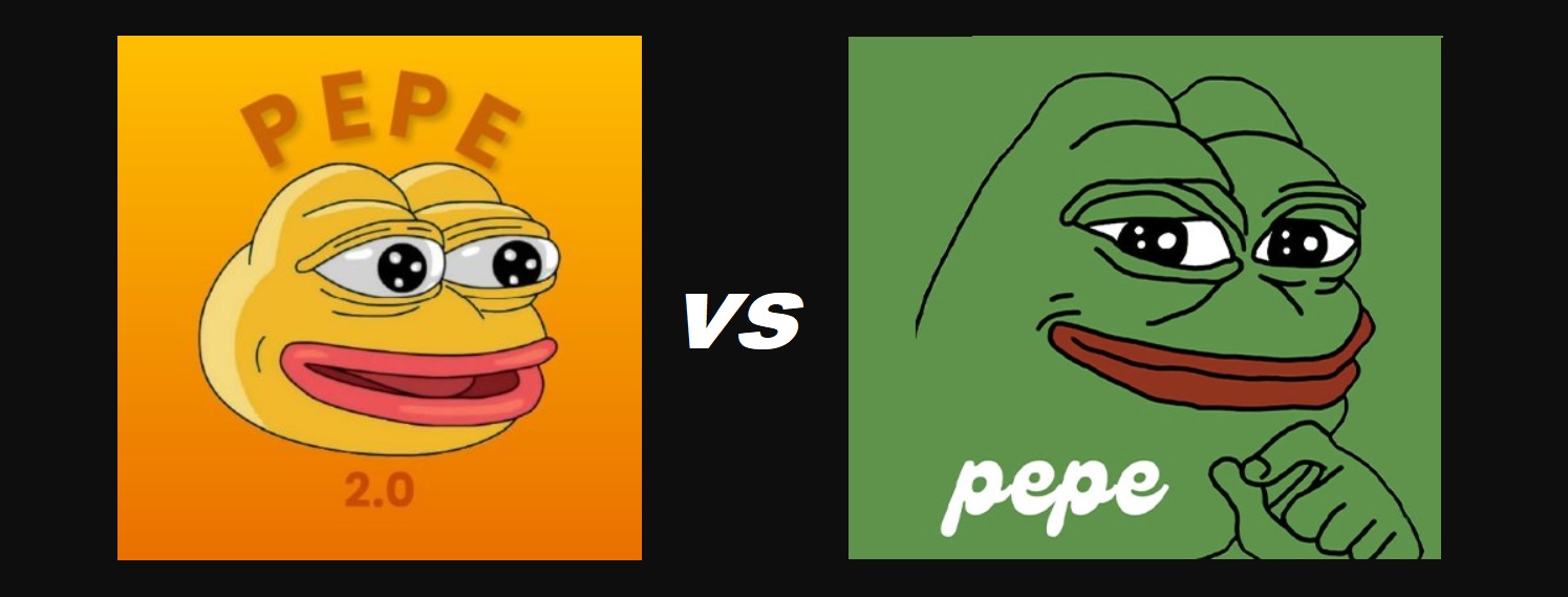 Pepe-2.0-PEPE2-token-vs-PEPE