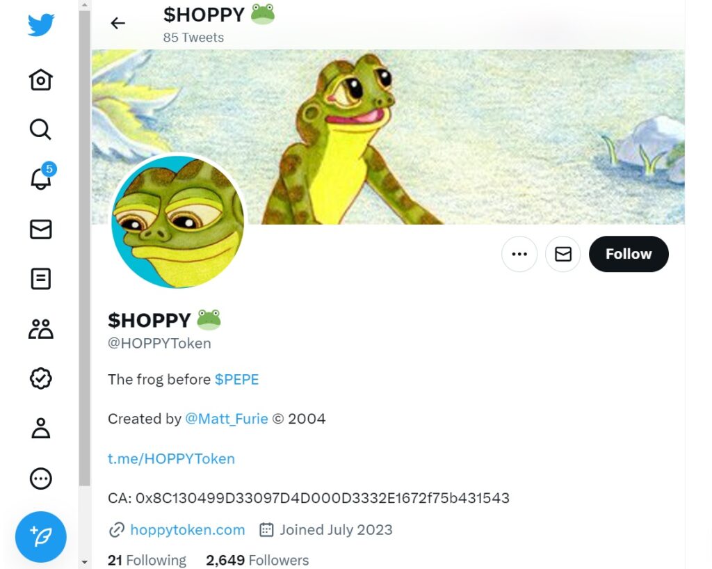 official-Twitter-account-hoppy-token
