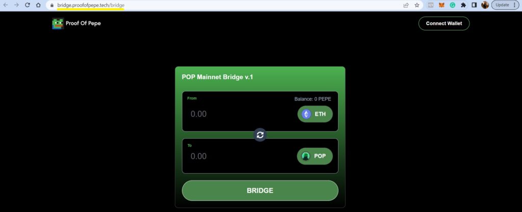 What is Proof of Pepe Full POP Coin Price Analysis-ETH-POP-bridge
