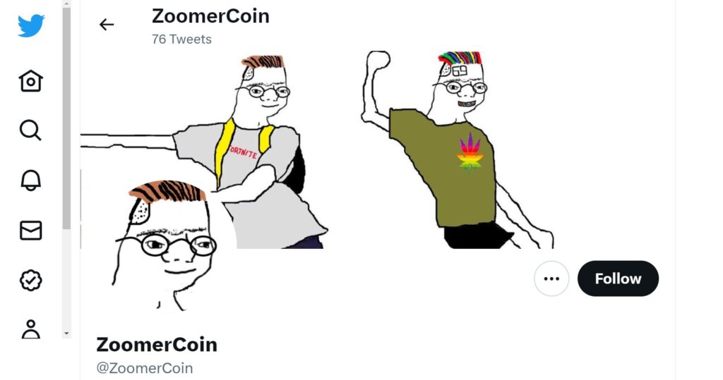 Zoomer-coin-ZOOMER-crypto-Twitter-account