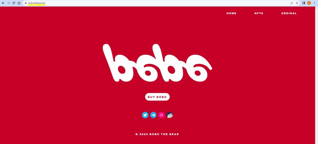 Explore Bobo the Bear and Analyze the BOBO Coin Price -website