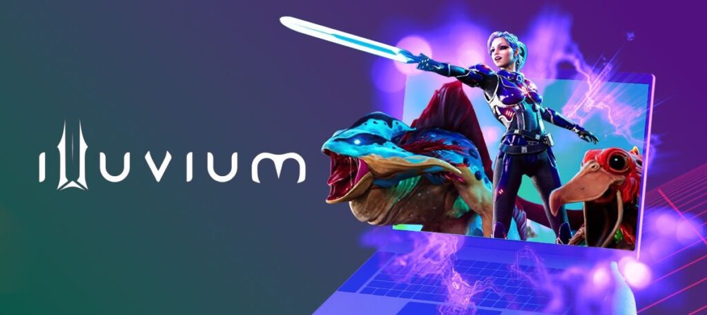 Illuvium crypto project website landing page