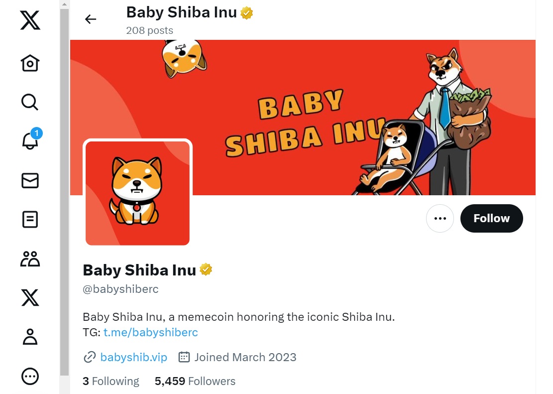 BABYSHIB-X-(formerly-Twitter)-account