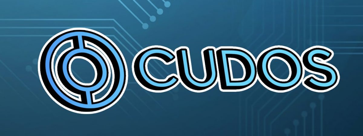 Art image - CUDOS Crypto title on blue background with official logo