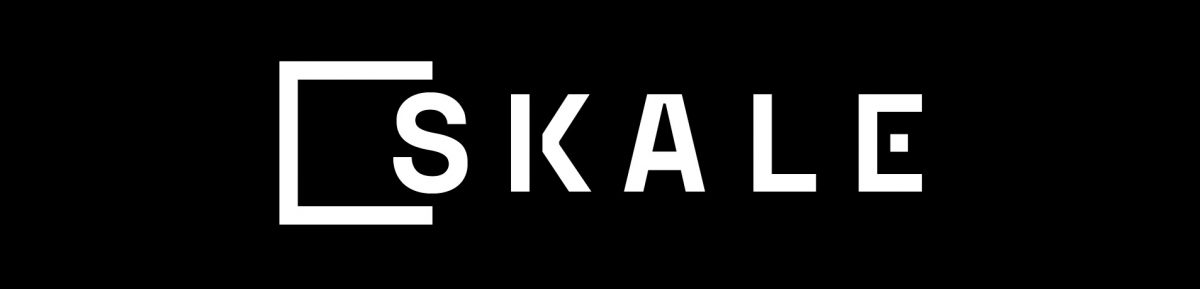 Art image - SKALE Network Logo with white title on black background
