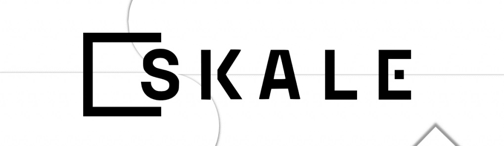 SKALE Network Title in Black Font on White Background