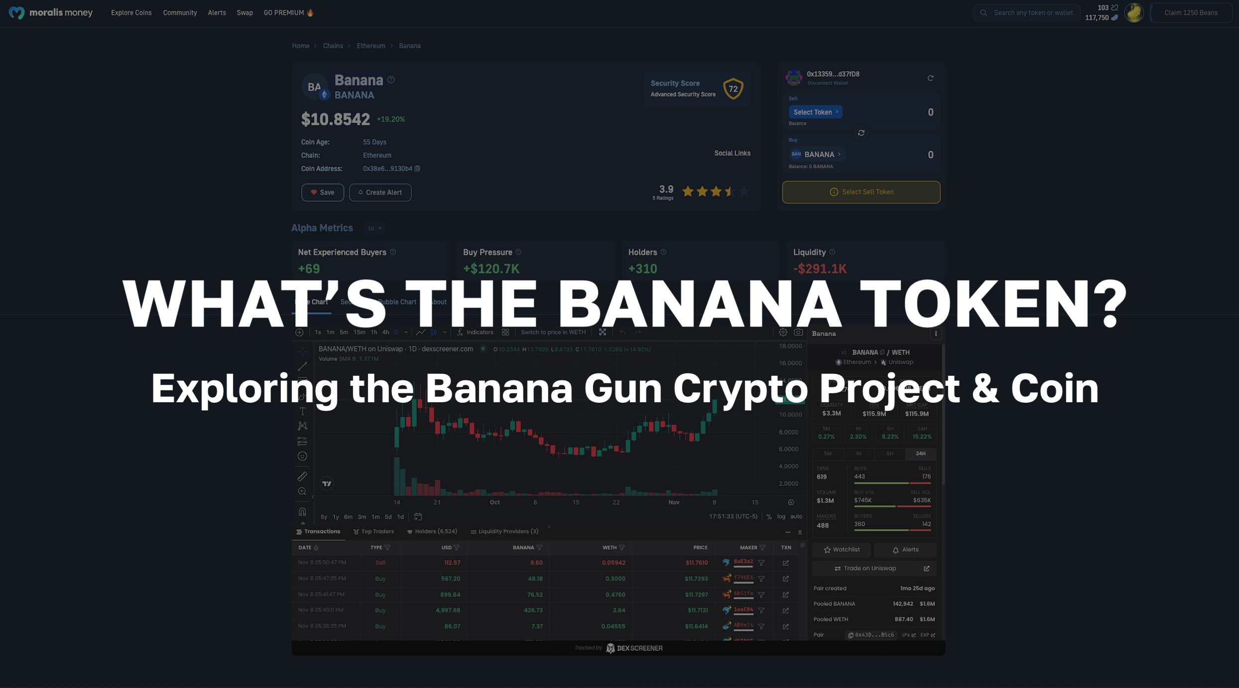 What’s The BANANA Token? Exploring The Banana Gun Crypto Project