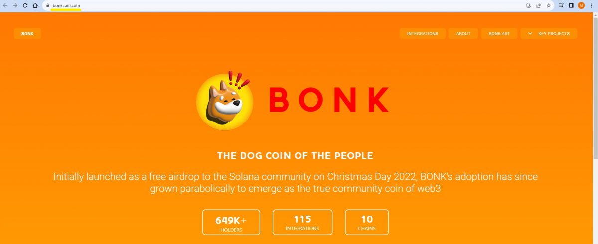 Is BONK a Good Investment BONK Coin Price Prediction & On-Chain Data-project's website