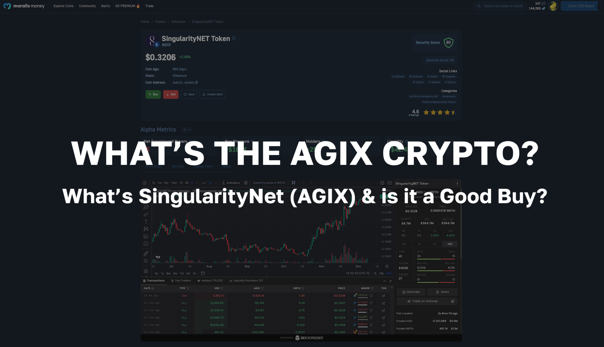What is AGIX Crypto from SingularityNET, and is AGIX a Good Buy?