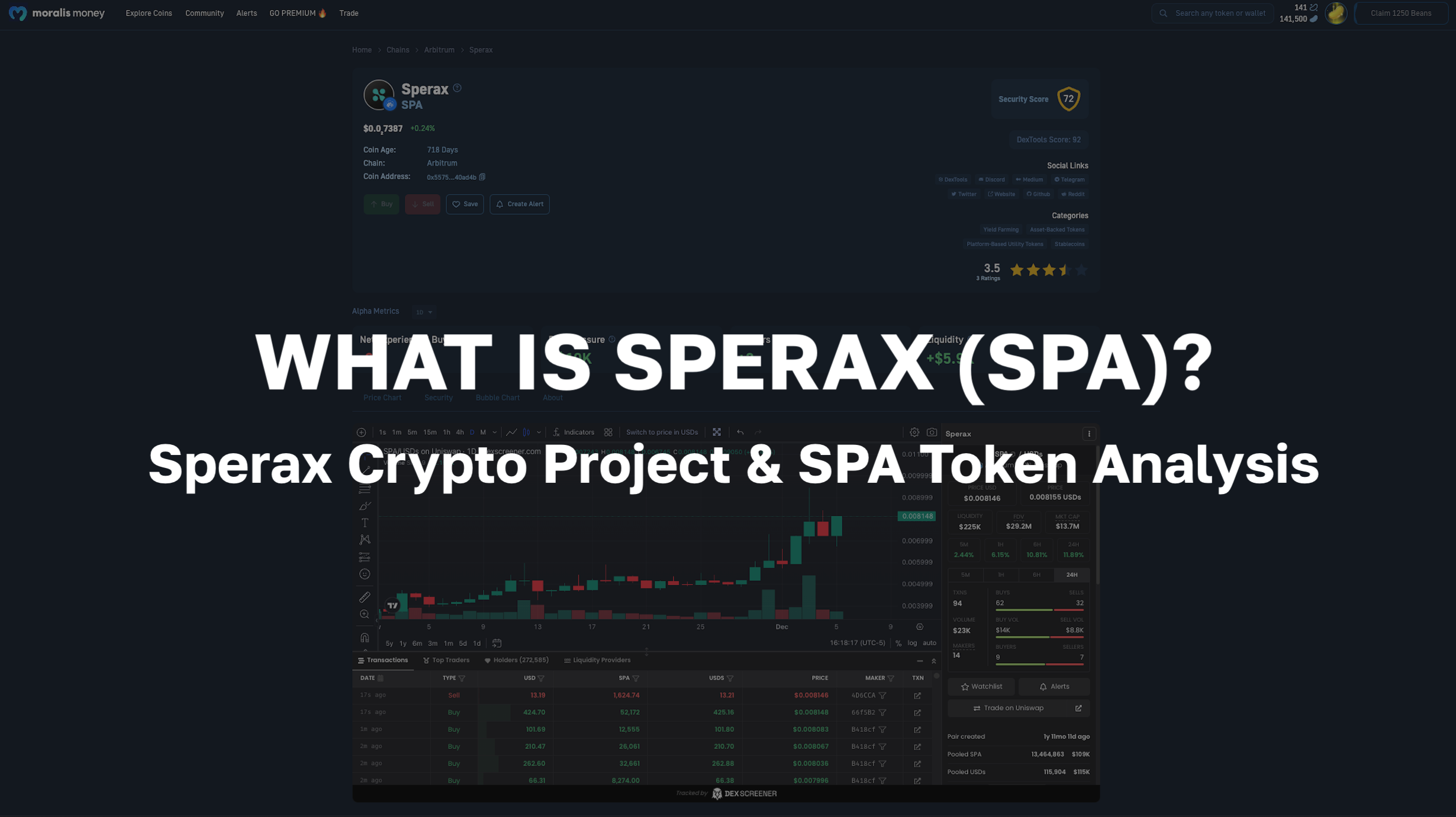 What is Sperax? Sperax Crypto Project and SPA Token Analysis