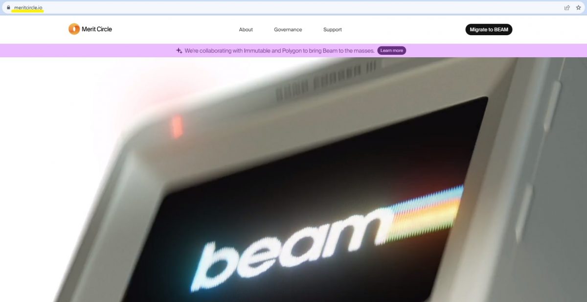 Will BEAM Crypto 100x Live Prices, On-Chain Data and Trading Tips-Merit-Circle-and-Beam