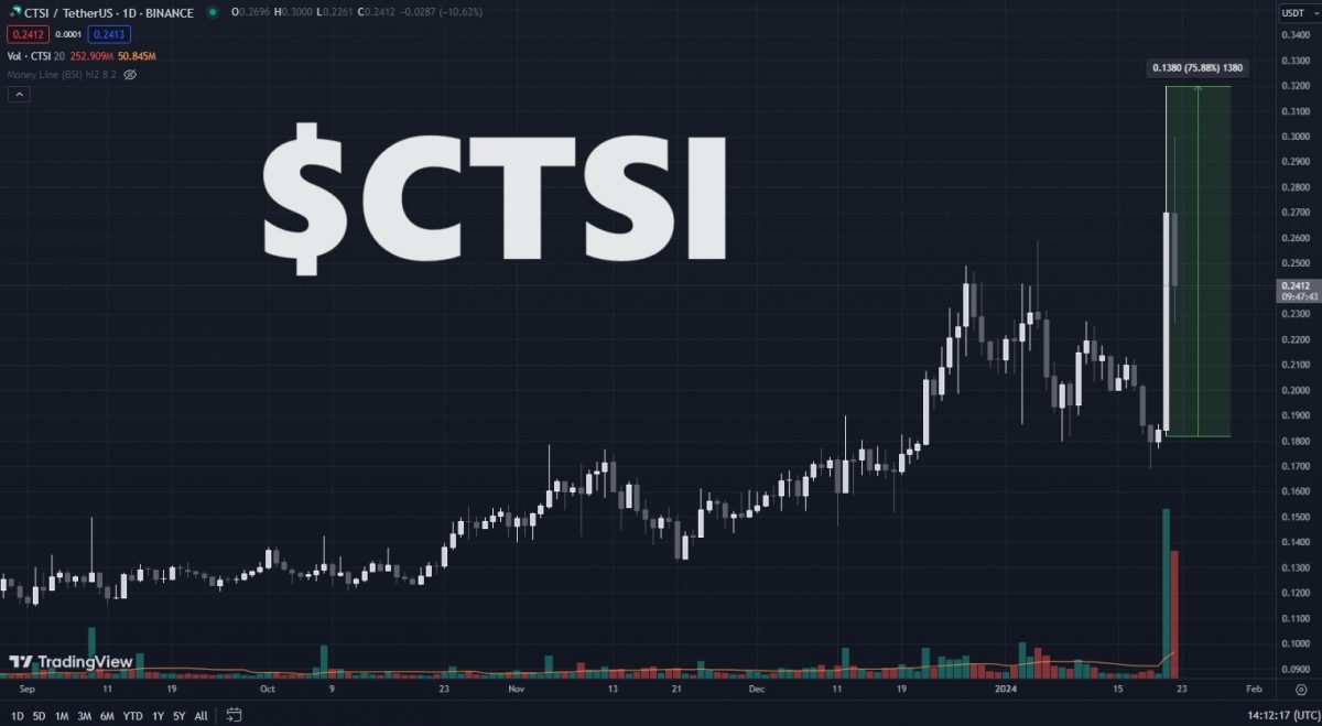 Is CTSI Crypto a Good Investment On-Chain Data & Price for the Cartesi Token-75%move-on-Jan-21-2024