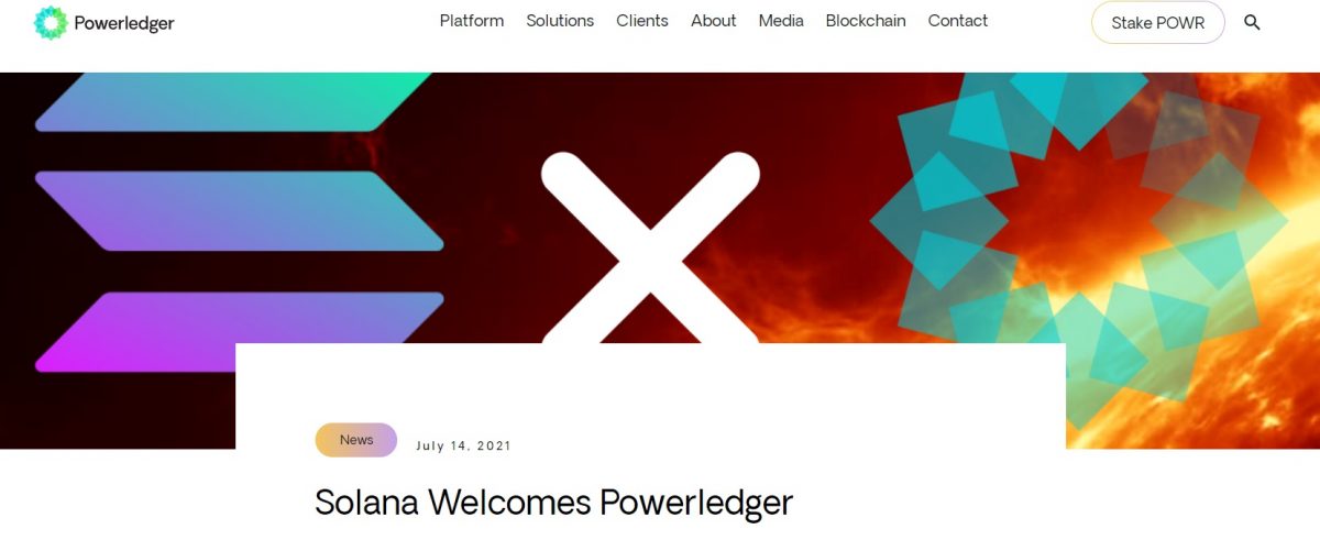 Powerledger Solana-based chain
